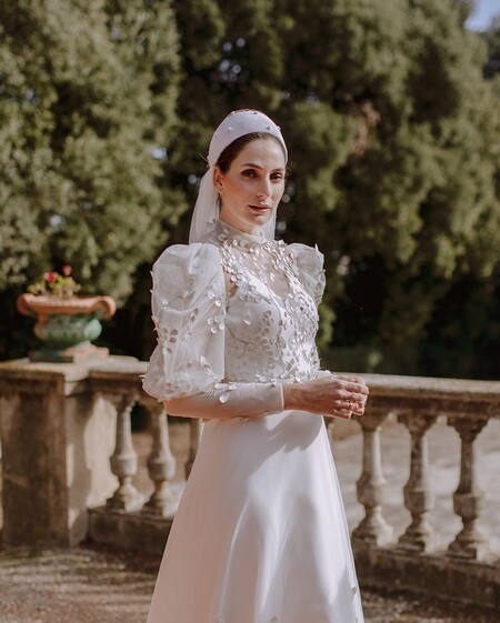 Vestido novia corto 2022