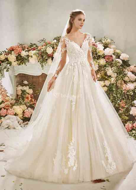 Vestidos de novia corte princesa 2022