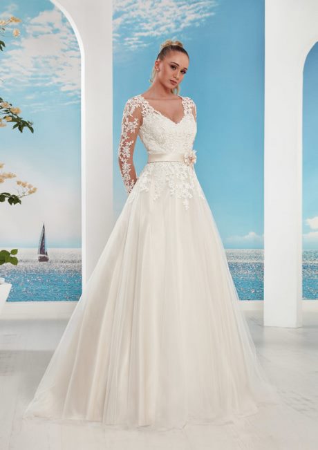 Vestidos de novia encaje 2022