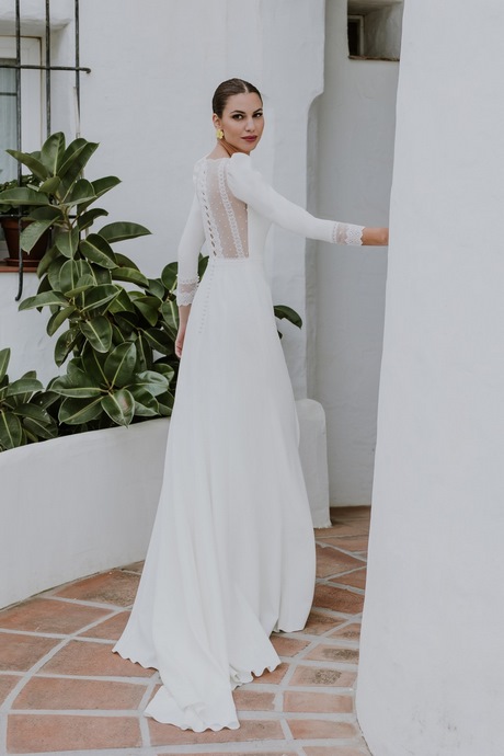 Vestido de novia civil 2023