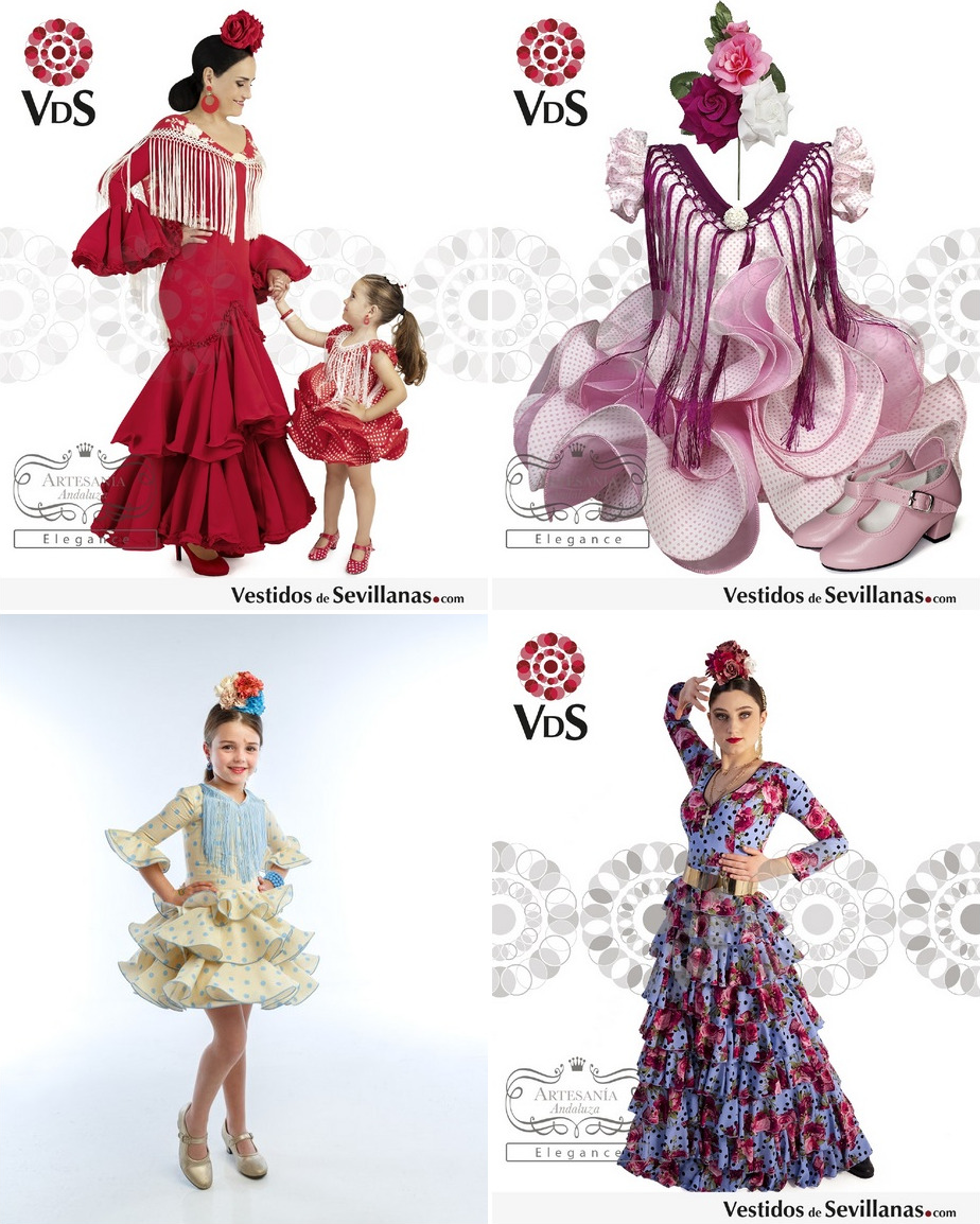 Trajes de flamenca cortos 2023