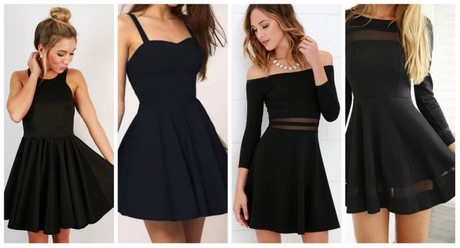 Accesorios para un vestido negro corto