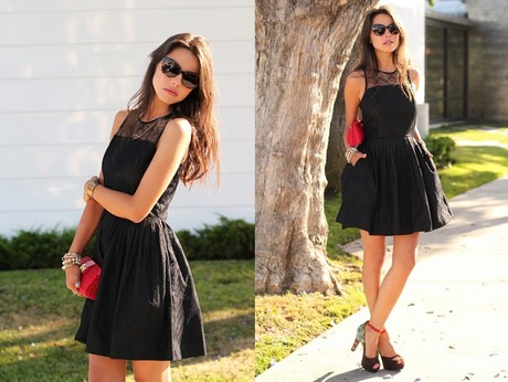 Color de zapatos para un vestido negro