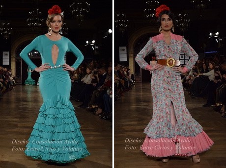 Colores de moda en trajes de flamenca 2017