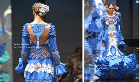 Colores de moda en trajes de flamenca 2017