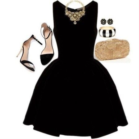 Combinaciones para vestido negro