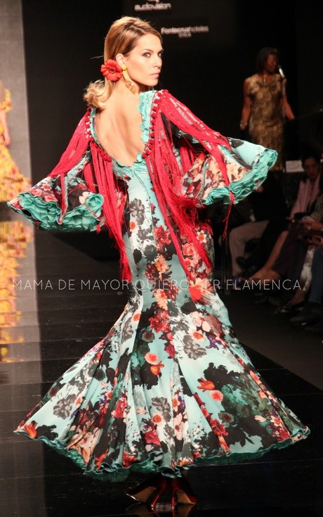 Diseños de trajes de flamenca 2017