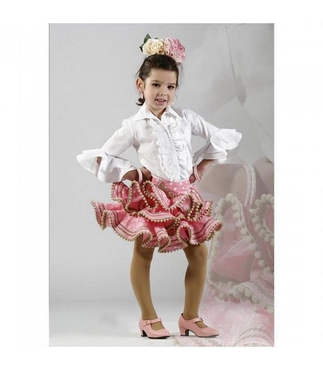 Falda de flamenca niña