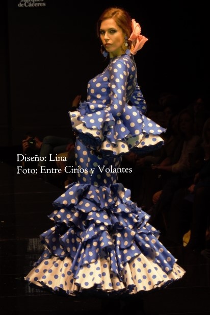 Trajes de flamenca lina 2017