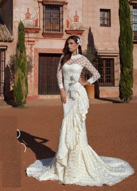 Trajes de novia flamenca 2017