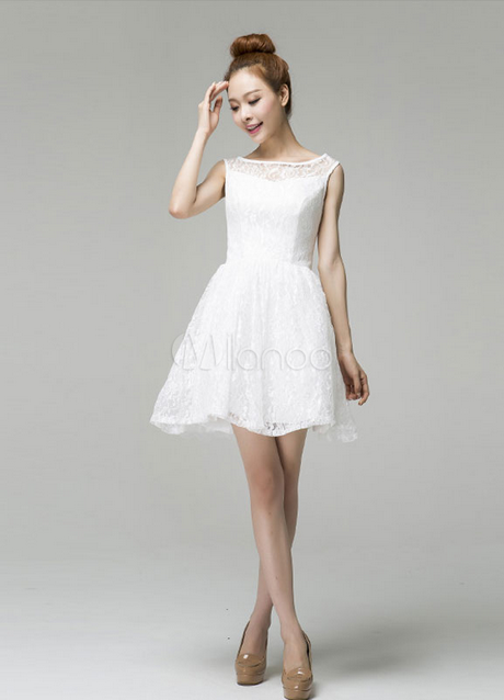 Vestido blanco cocktail