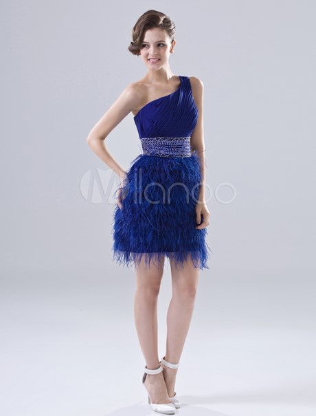 Vestido cocktail azul