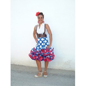 Vestido flamenca corto