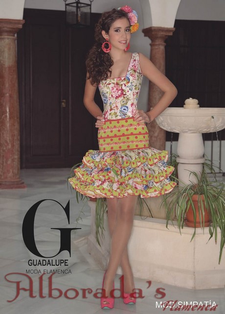 Vestido flamenca corto