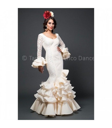 Vestido gitana blanco