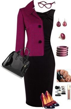 Vestido negro accesorios