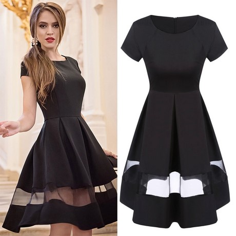 Vestido negro casual