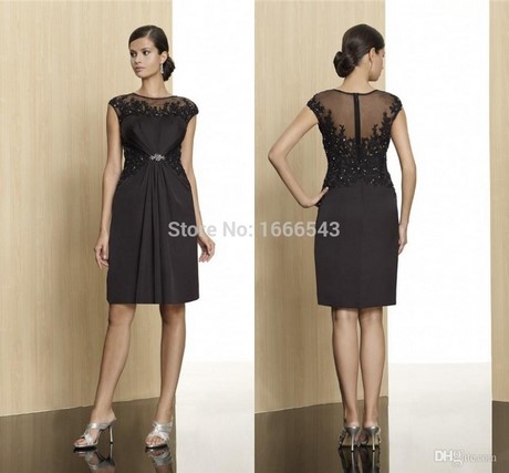 Vestido negro cocktail