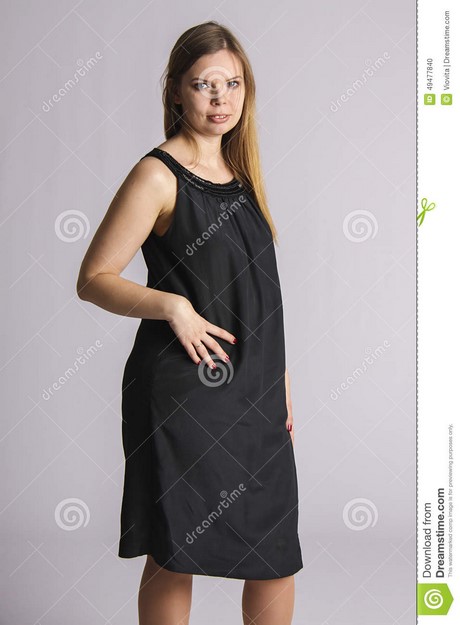 Vestido negro embarazada