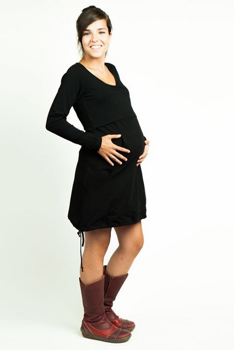 Vestido negro premama