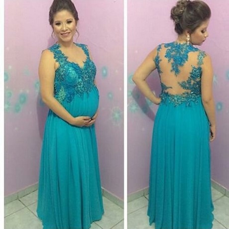 Vestidos de noche largos para embarazadas