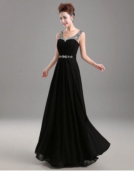Vestidos elegantes color negro