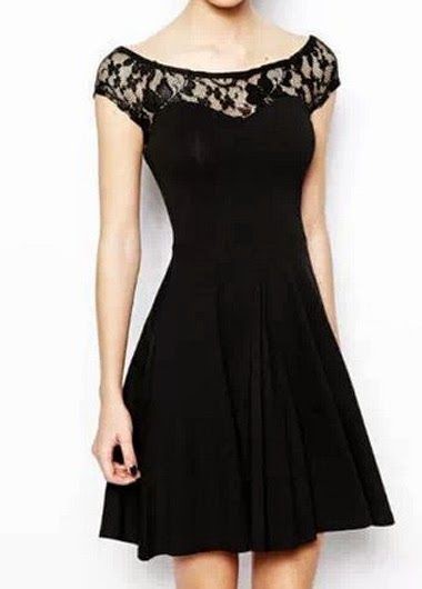 Vestidos negros cortitos