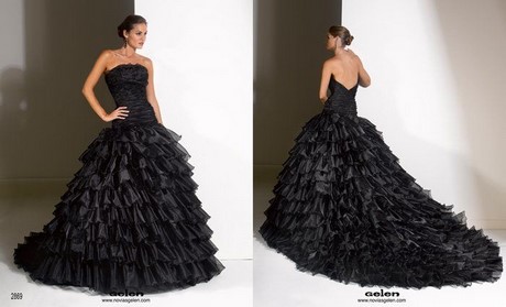 Vestidos negros de boda