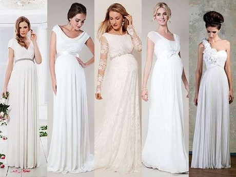 Vestidos para matrimonio para embarazadas