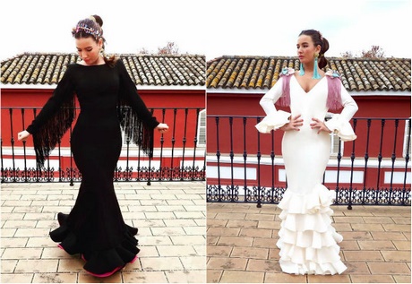 Modelos de trajes de flamenca 2018