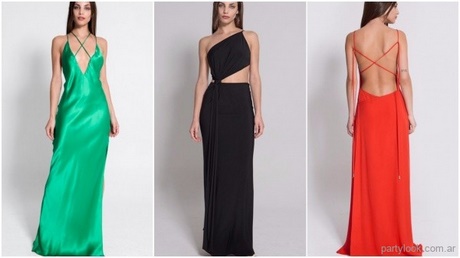 Vestidos de moda largos 2018