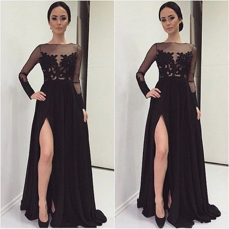 Vestidos elegantes de noche 2018