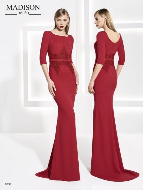 Vestidos largo de noche 2018