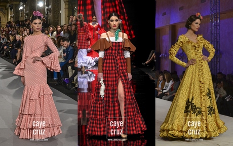 Colores de moda en trajes de flamenca 2019