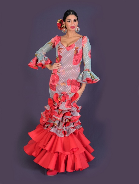 Diseños de trajes de flamenca 2019