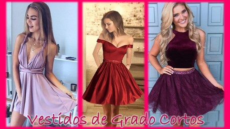 Imagenes de vestidos de graduacion cortos 2019