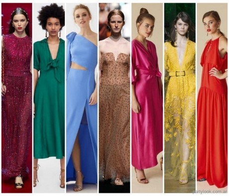 Moda en vestidos de fiesta 2019