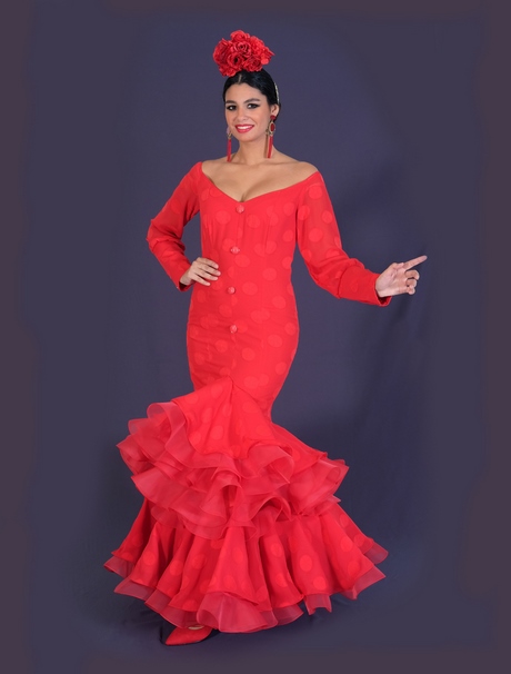 Modelos de trajes de flamenca 2019