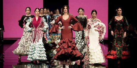 Trajes de flamenca lina 2019