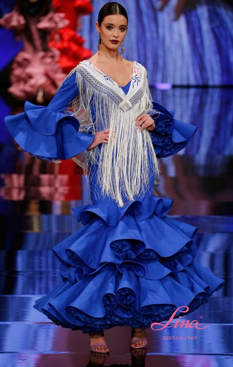 Trajes de flamenca lina 2019