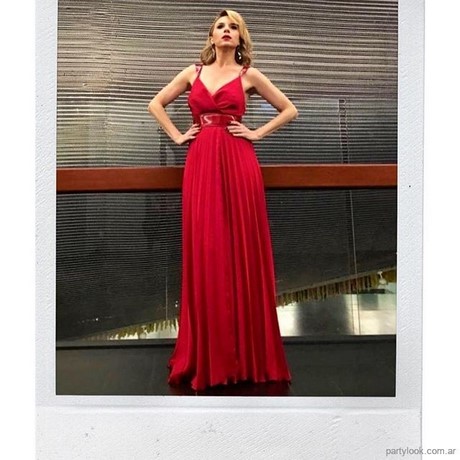 Vestidos de fiesta rojos largos 2019