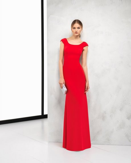 Vestidos de fiesta rojos largos 2019