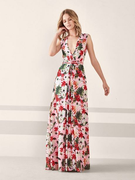 Vestidos largos estampados 2019