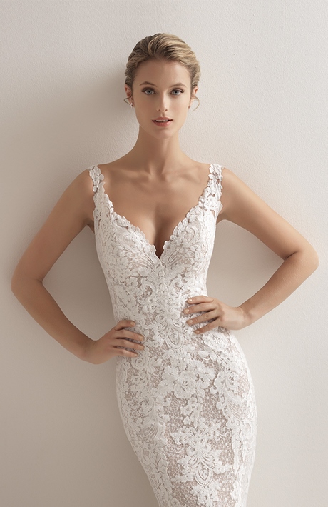 Vestidos novia sencillos 2019