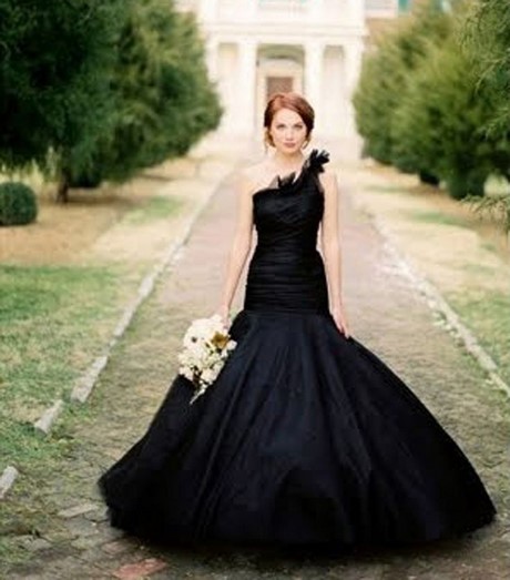 Vestido negro novia