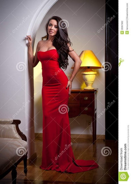Vestido rojo mujer