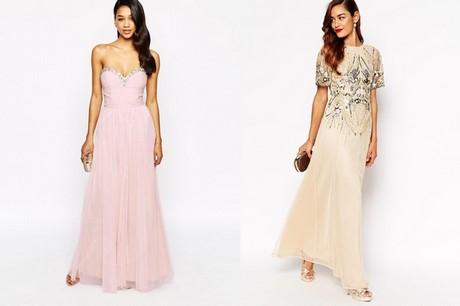 Vestidos de boda largos para invitadas