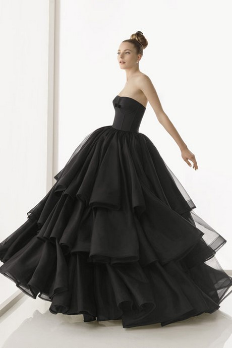 Vestidos negros de novia