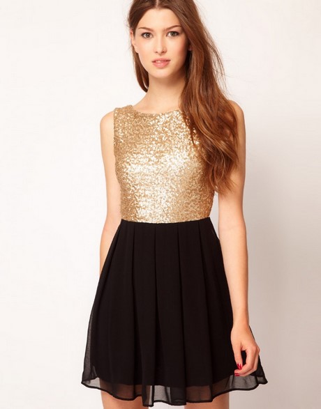 Vestidos para fiestas juveniles sencillos