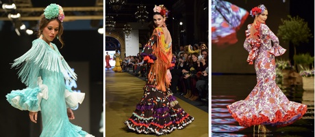 Diseños de trajes de flamenca 2018